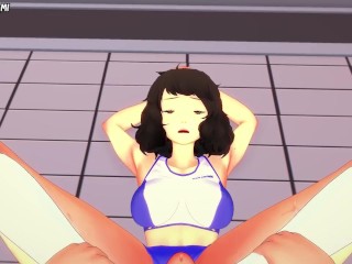Kawakami Geeft Je Een Footjob Om Haar Sexy Lichaam Te Trainen! Persona 5 Voeten Hentai POV