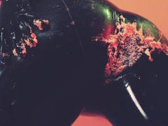 Sexy CowGirl MILF loves latex and bondage.