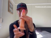 Preview 2 of Double Suction Dildo SFW review
