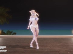 [MMD] CHUNG HA - Sparkling Ahri Sexy Kpop Dance League of Legends Uncensored Hentai 4K