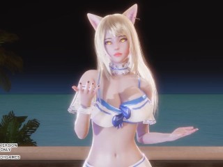 [MMD] CHUNG HA - Sparkling Ahri Sexy Kpop Dance League of Legends Uncensored Hentai 4K Video