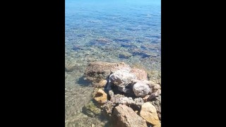 Dick Flash Spiaggia pubblica Grecia 2024