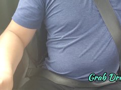 Trying jerk off while driving at the highway