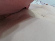 Preview 2 of I pushed my fingers into her tight pussy and licked it. Homemade porn