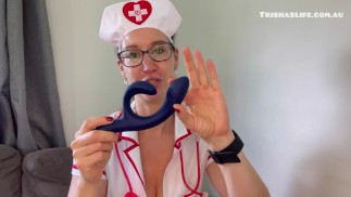 We-vibe Nova 2 Rabbit vibrator and LoveHoney Nurse costume SFW review