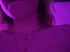 Little sweet slut gets wet fucked fingered and rides the cock POV