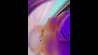 OnlyFans Porn Star Maisie Lewis Has Cheeky Wank On Sunbed