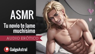 ASMR para mujeres - Tu novio enamorado te lame mientras te ríes - Voz de hombre