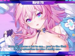 The streamer March 7th makes her fantasies come true with you  ! [Preview]