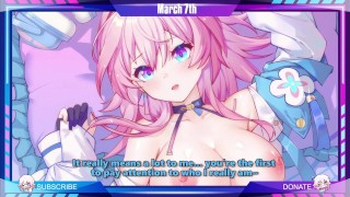 HENTAI JOI - The streamer March 7th makes her fantasies come true with you  ! [Preview]