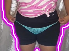 Probandome ropa intima #3