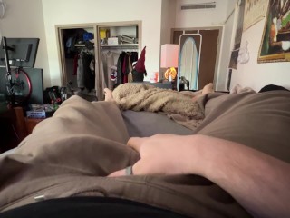 WATCH ME JERK OFF POV *SOFT MOANS AND DEEP VOICE* Video