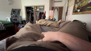 WATCH ME JERK OFF POV SOFT MOANS AND DEEP VOICE