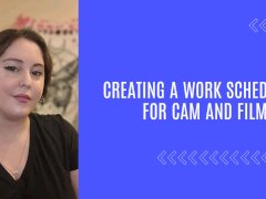 Creating schedules for camming and filming