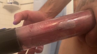 Water Penis Pumping