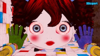 PoppyPlayTime - Poppy BlowJob Hentai porno dibujos animados estilo cómic 18 + tetas grandes te encantará