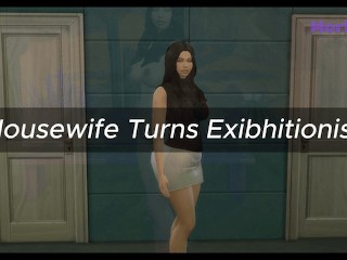 Housewife Turns Exhibitionist Video