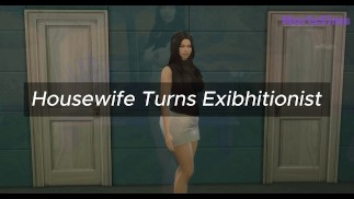 Hausfrau wird Exhibitionistin