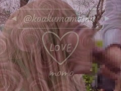 お花見中のOLが野外フェラ - Screenshot 2 of 16 - Hentai