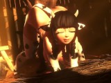 Farm Worries - Cow Girl Big Ass Anal 3D Animation