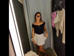 Public changing room try on haul with Ray Ban META
