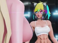 Futa Futanari Anal Gangbang Orgy 3D Hentai Anime