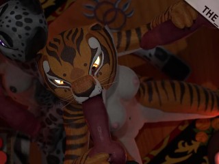 Master Tigress does her own style of training~ 😍 Video