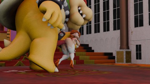 Mario, Daisy e Bowser - La tragica storia della principessa Daisy cartone animato porno
