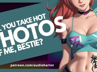 Helping your Fitness Model Bestie take Photos for a Competition (Audio Porn)