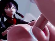 Preview 1 of Futa Futanari Anal Gangbang Huge Cumshot 3D Hentai Anime