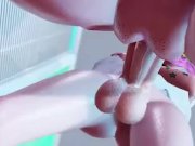 Preview 3 of Futa Futanari Anal Gangbang Huge Cumshot 3D Hentai Anime