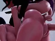 Preview 4 of Futa Futanari Anal Gangbang Huge Cumshot 3D Hentai Anime