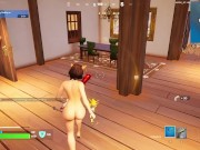 Preview 4 of Fortnite Nude Game Play - Tsukushi Nude Mod (Part 01)[18+] Adult Porn Gamming