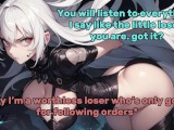 White Haired Mistress Tortures You!