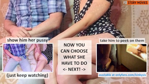 Choose What PAVG Stepsis To Do Next - First Porhnub Amateur Interactive Real Porn Game