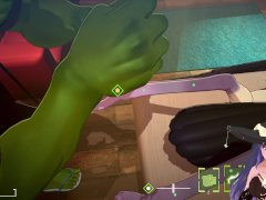 Buoyant boobjob  In Orc Massage |Gameplay 8|VTuber