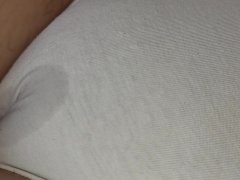 I Spit and Play with Cameltoe Delicious Tight Pussy