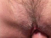 Preview 4 of MILF. Hairy pussy Closeup FEMALE ORGASM