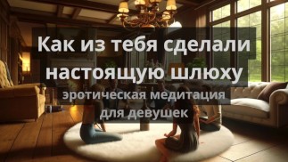 Эротическая медитация для девушек "Как тебя сделали настоящей шлюхой""