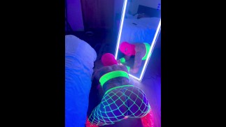Anal stretching for sissy rave slut in lingerie while rolling on molly. Want to play with me?
