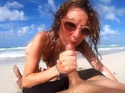 Preview 4 of Wet and Wild: Public Beach Sex and Pissing Madness