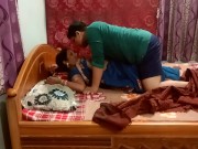 Preview 1 of Indian Desi Bhabhi Fucked by Neighbor on Bed