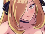 Preview 2 of Cynthia’s Challenge! [Pokemon] (Challenge, Multiple Endings) - Hentai JOI