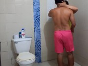 Preview 1 of The argument and fight with my ex-boyfriend ends in a delicious fuck in the bathroom