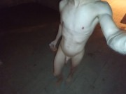 Preview 3 of Playing naked in public with piss until cum