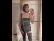 Preview 4 of Thigh high boots, smoke and my sweet, sweet cum