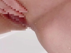 【素人/個人撮影】初めてのシャワオナからのお漏らし🛁♡♡