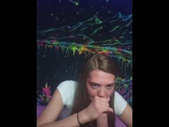 I don’t care if you cum , I’ll keep going! - Screenshot 5 of 16 - Sloppy Blowjob