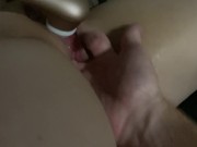 Preview 4 of Dripping pussy cheating slut wife rushing to cum before husband gets home