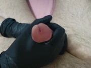 Preview 6 of I love getting my hands dirty with black gloves